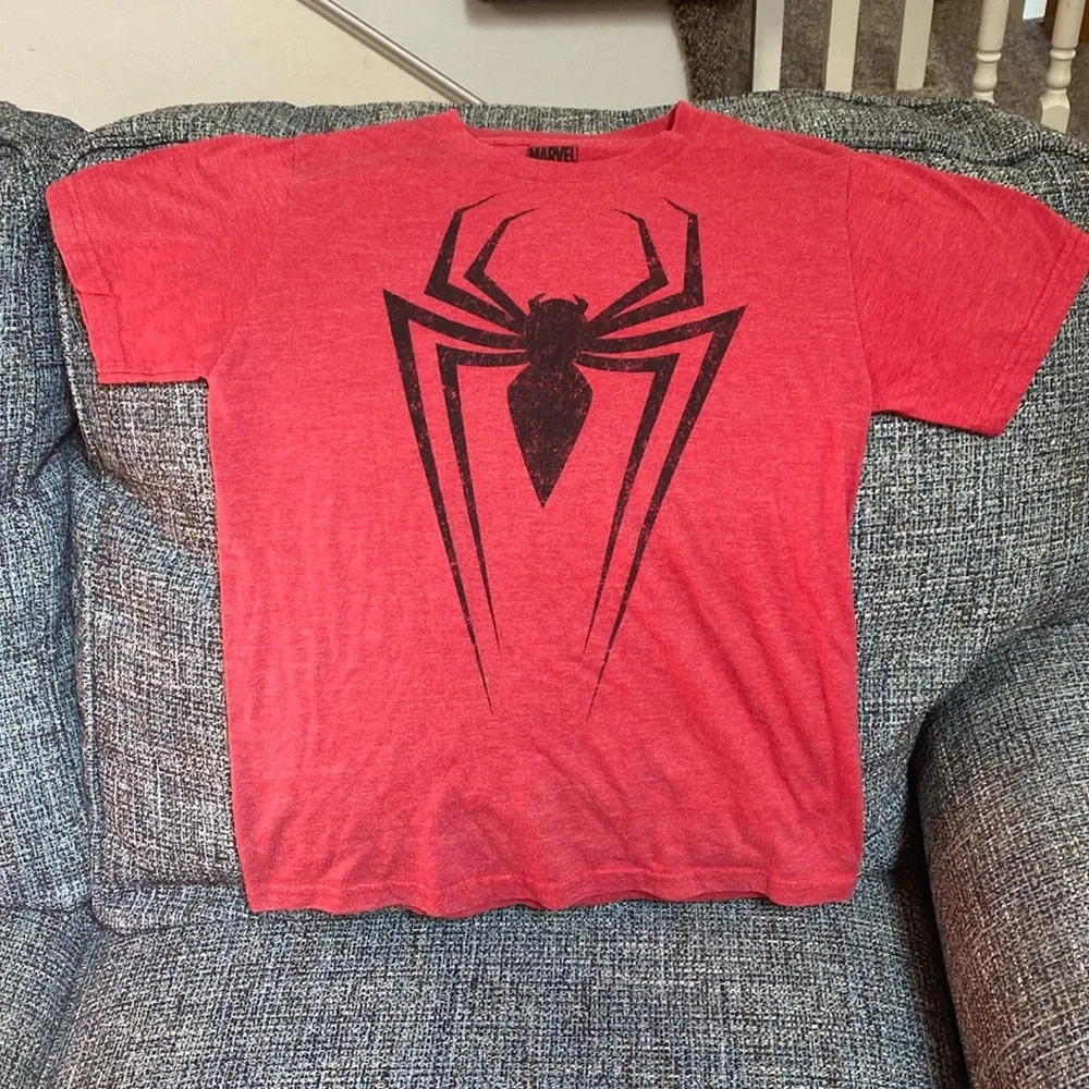 Marvel Red Spider-Man Short Sleeve Graphic T Shirt, Size Kids M - Picture 1 of 4